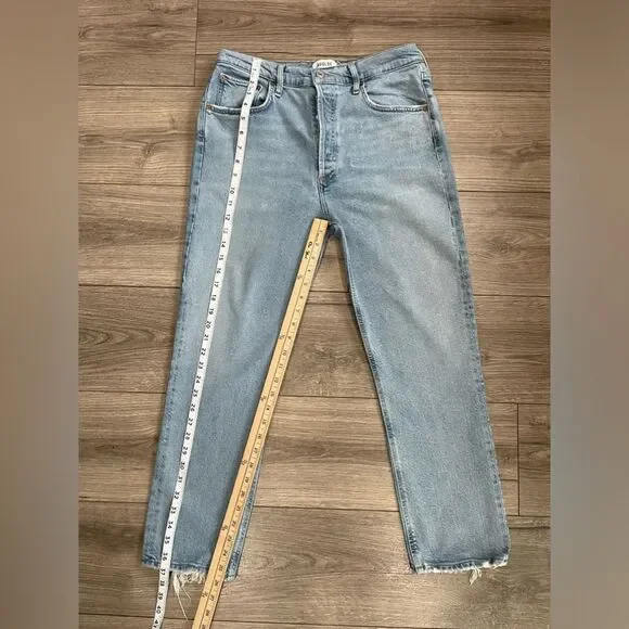 Women’s AGOLDE Riley High Rise Straight Crop Jeans Size 30 - Picture 6 of 11